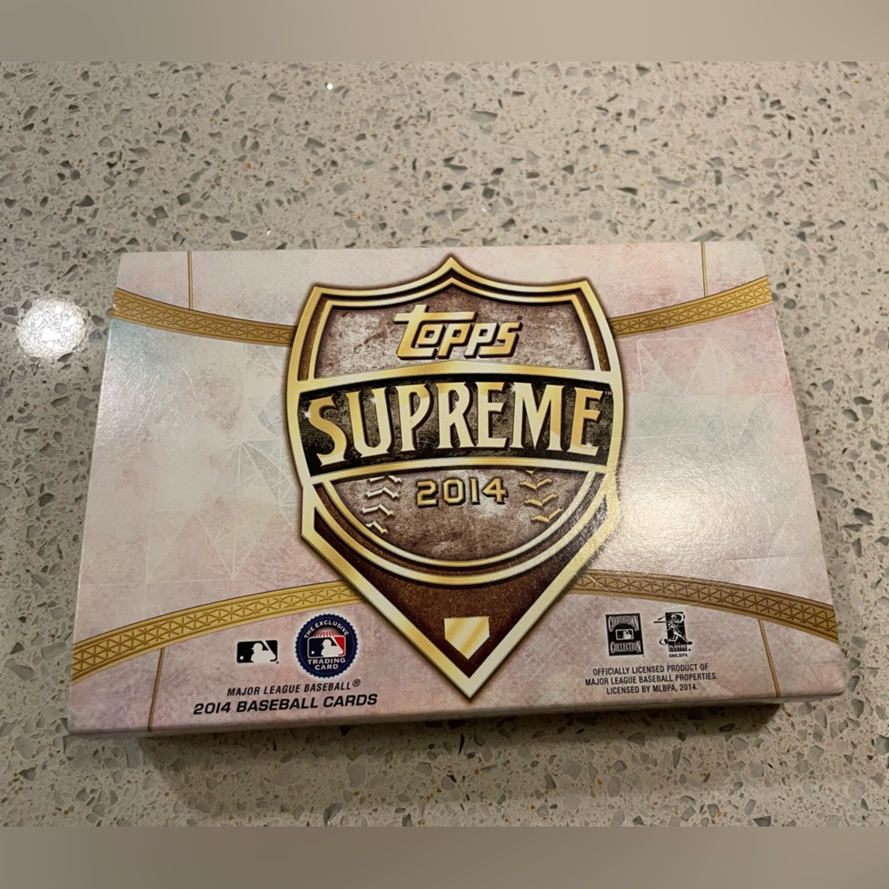 2014 Topps Supreme Baseball Box